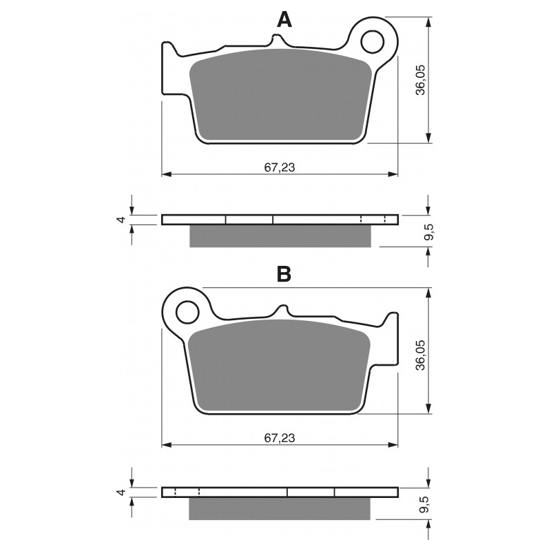 Brake pads GOLDFREN S3
