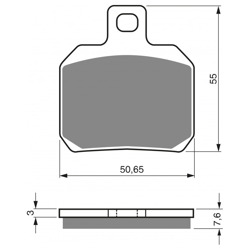 Brake pads GOLDFREN S33 STREET FRONT