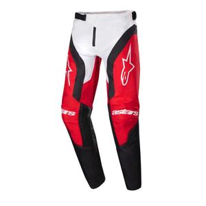 Dziecięce spodnie motocrossowe Alpinestars Racer Ocuri 2024 czerwono-biało-czarne
