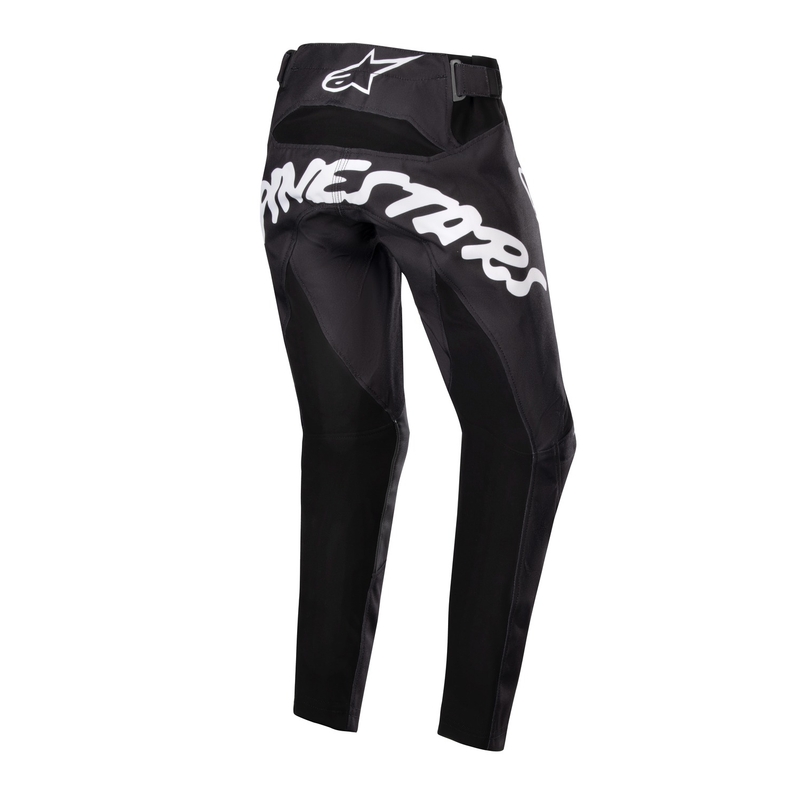 Dziecięce spodnie motocrossowe Alpinestars Racer Hana 2024 czarno-białe