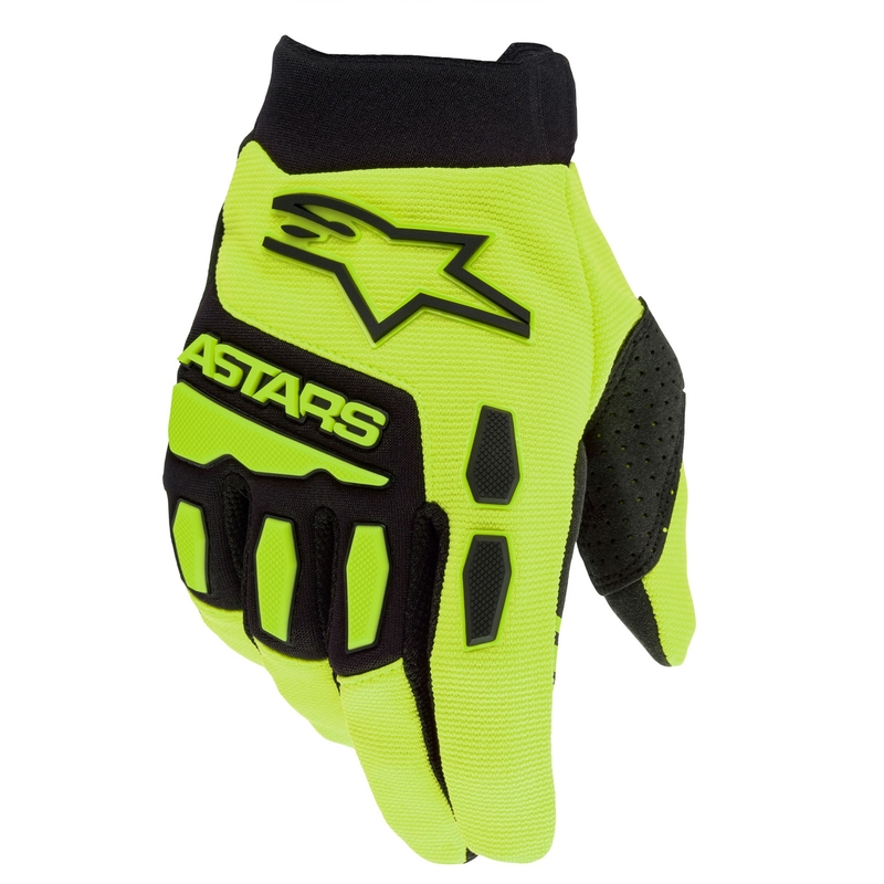 Rękawice motocrossowe Alpinestars Full Bore dla dzieci Fluo Yellow-Black