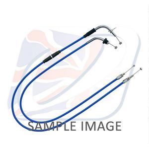 Throttle cables (pair) Venhill H02-4-081-BL featherlight blue