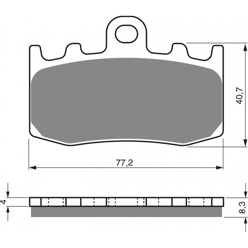 Brake pads GOLDFREN S3