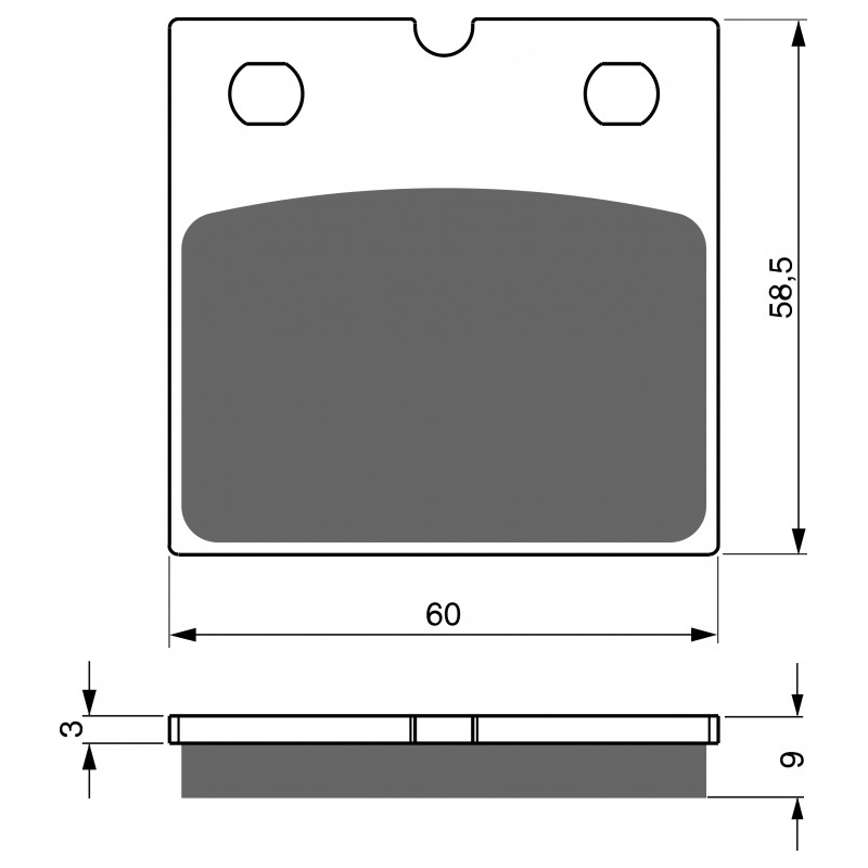 Brake pads GOLDFREN S3