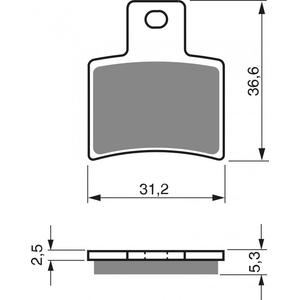 Brake pads GOLDFREN 202 S3