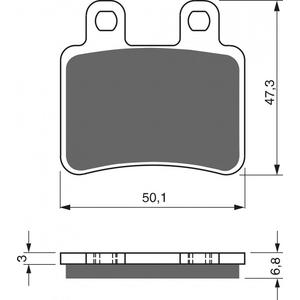 Brake pads GOLDFREN 211 S3