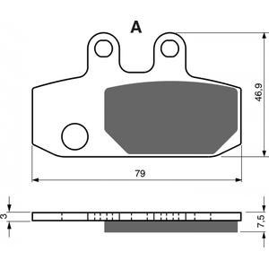 Brake pads GOLDFREN 223 S3