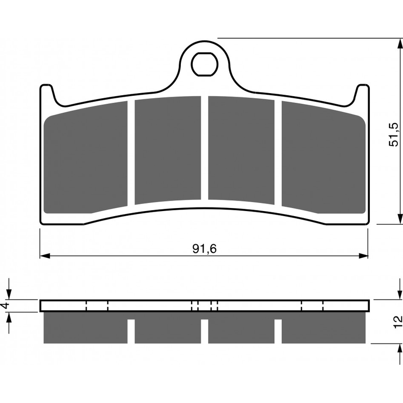 Brake pads GOLDFREN AD  OFF-ROAD FRONT
