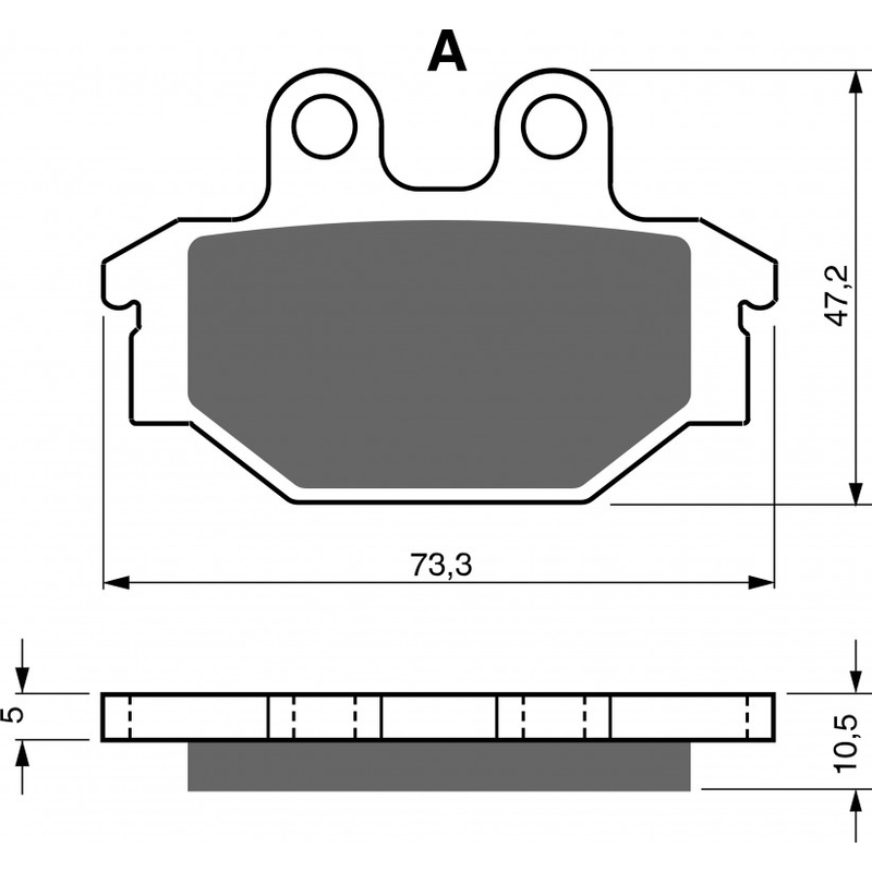 Brake pads GOLDFREN AD  STREET