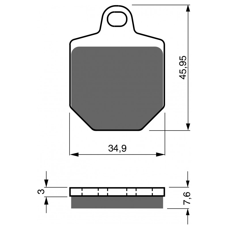 Brake pads GOLDFREN S3
