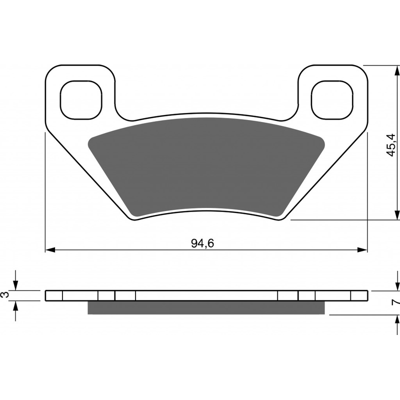Brake pads GOLDFREN AD  STREET