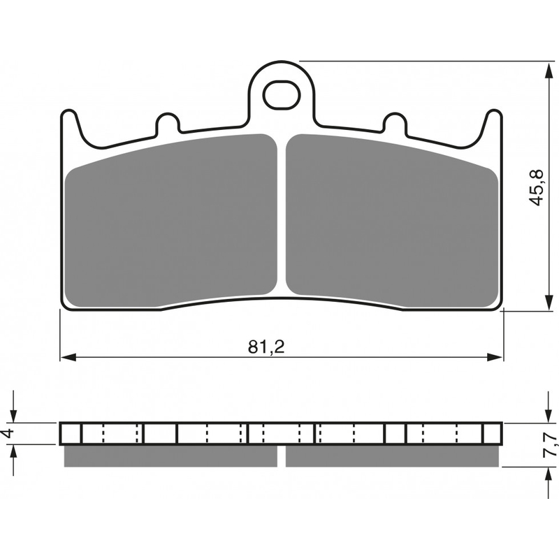 Brake pads GOLDFREN S33 STREET FRONT