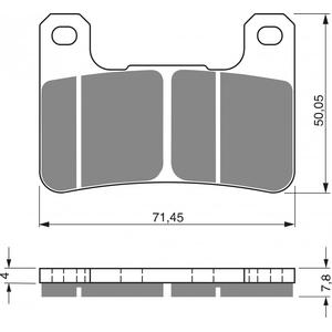 Brake pads GOLDFREN 213 GP6