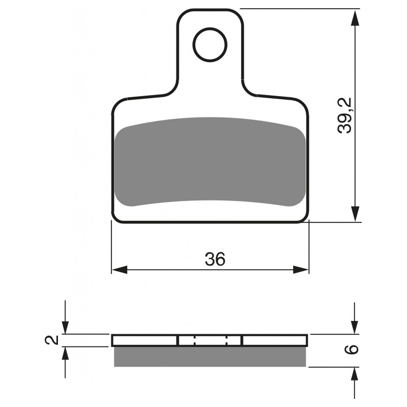 Brake pads GOLDFREN K5