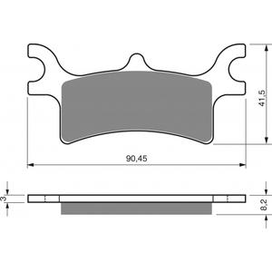 Brake pads GOLDFREN 209 K5