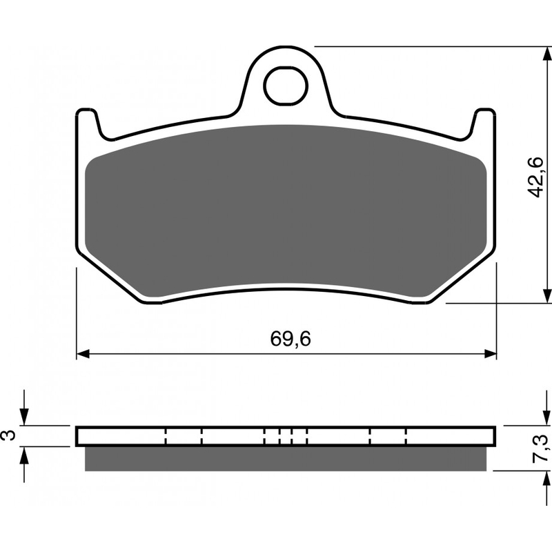 Brake pads GOLDFREN S3