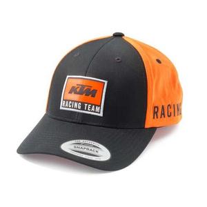 Zakrzywiona czapka KTM Team OS czarno-pomarańczowa