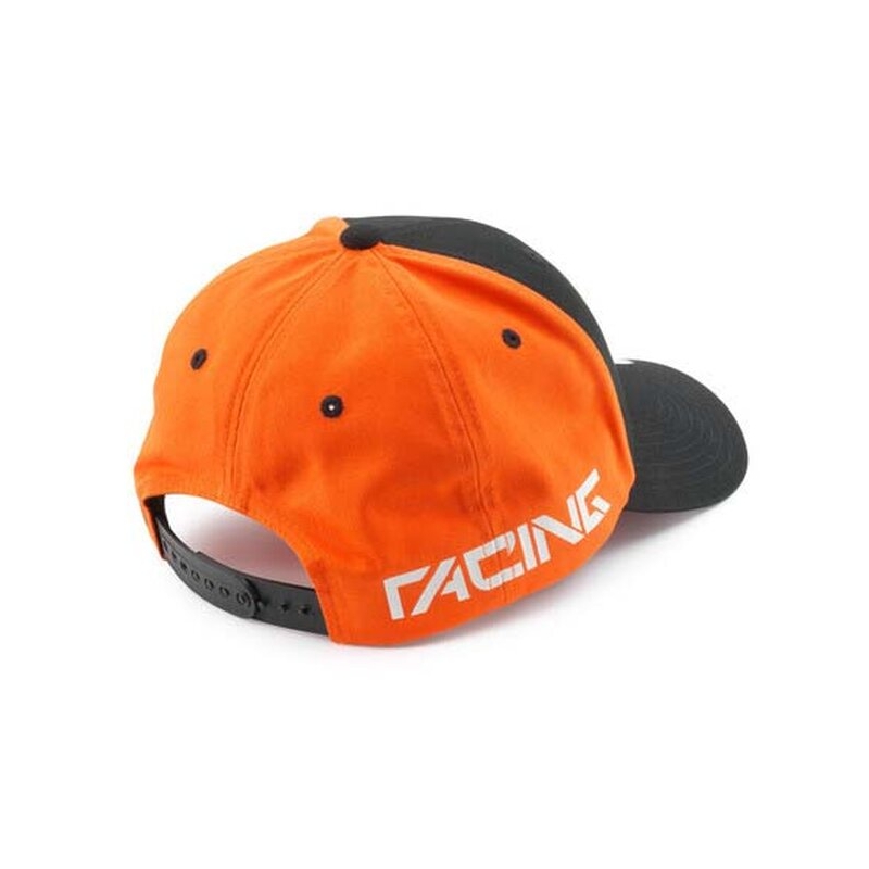 Zakrzywiona czapka KTM Team OS czarno-pomarańczowa