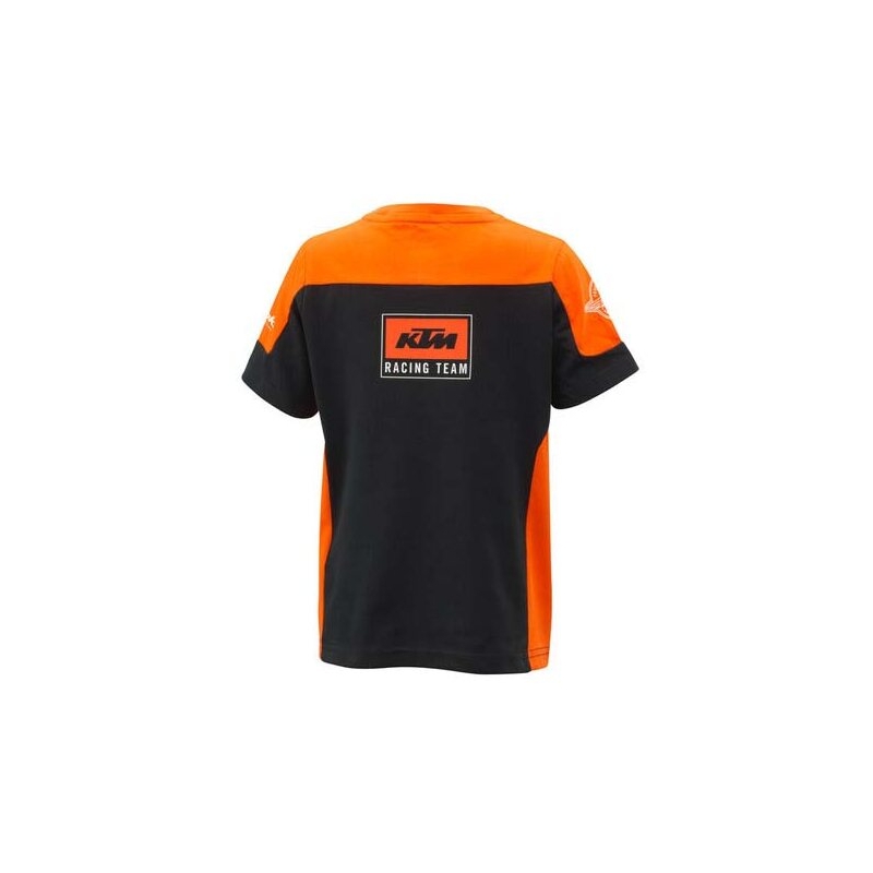 Koszulka dziecięca KTM Team czarno-pomarańczowa