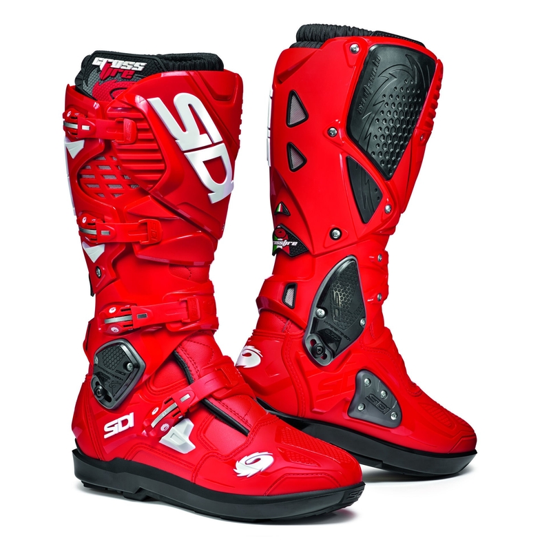 Buty motocyklowe SIDI CROSSFIRE 3 SRS czerwone