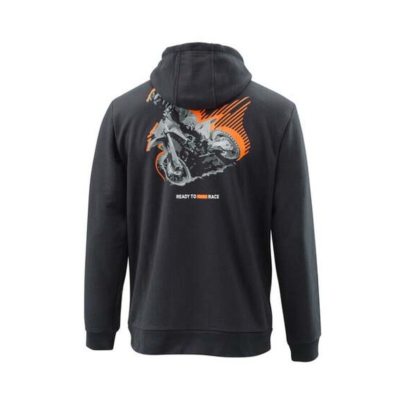 Bluza z kapturem KTM MX czarna wyprzedaż