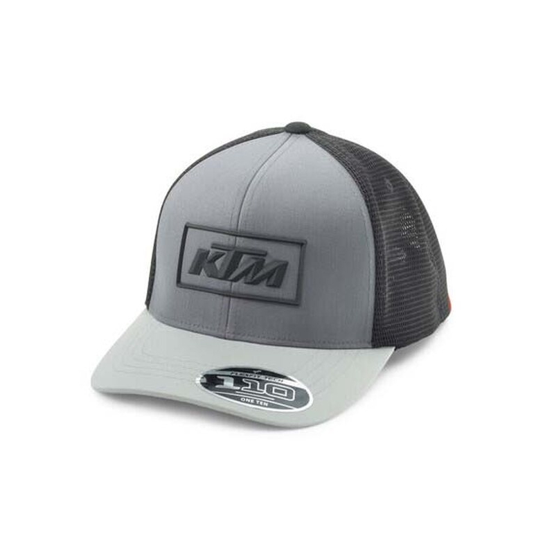 Czapka dziecięca KTM Outline Trucker w kolorze szaro-czarnym