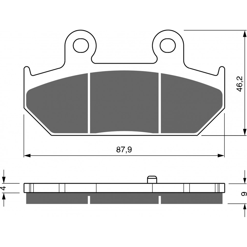 Brake pads GOLDFREN S3