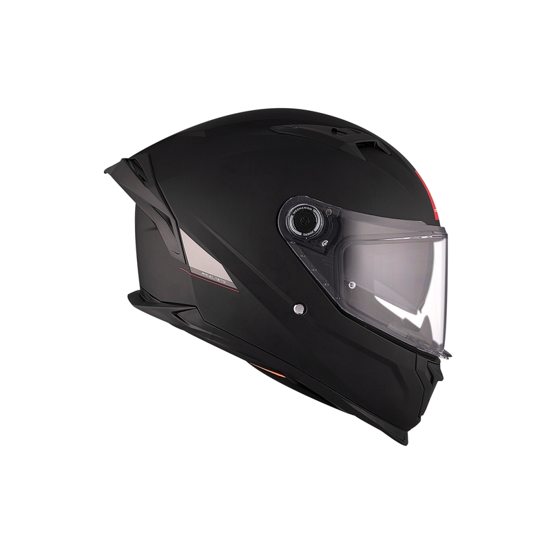 Zintegrowany kask motocyklowy MT BRAKER SV SOLID A1 czarny połysk