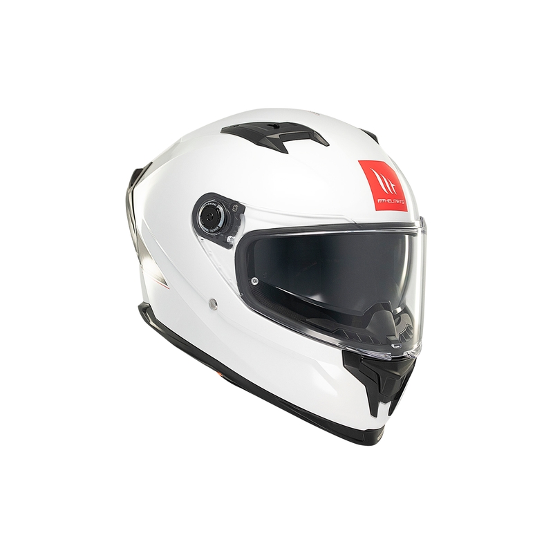 MT BRAKER SV SOLID A0 integralny kask motocyklowy biały