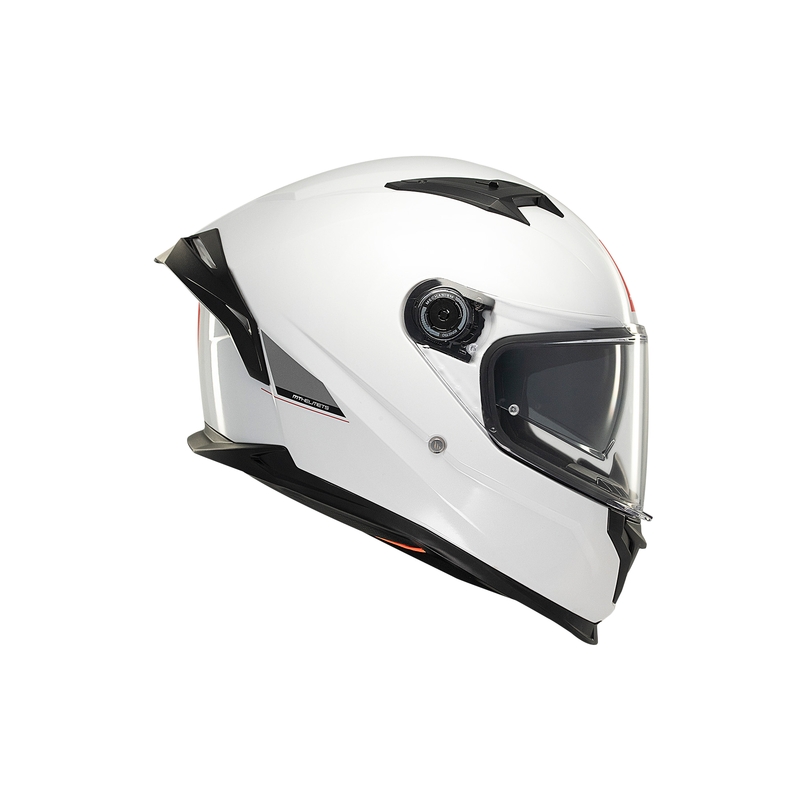 MT BRAKER SV SOLID A0 integralny kask motocyklowy biały