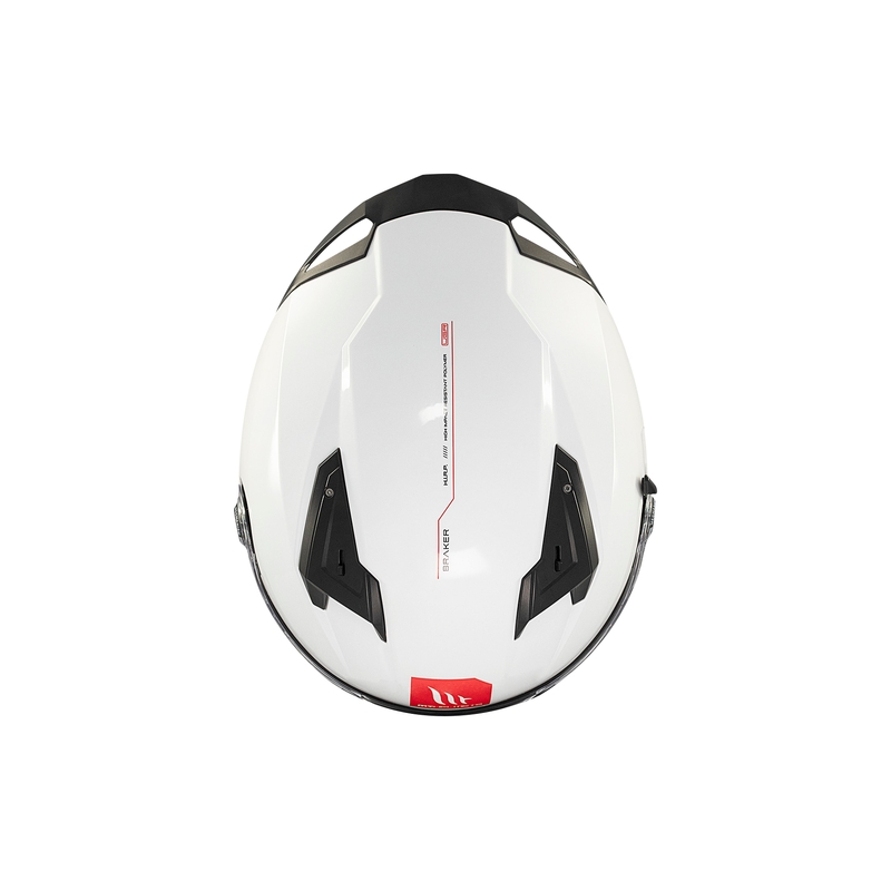 MT BRAKER SV SOLID A0 integralny kask motocyklowy biały