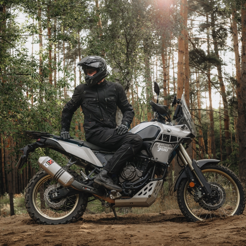 Czarna kurtka motocyklowa Rebelhorn Range