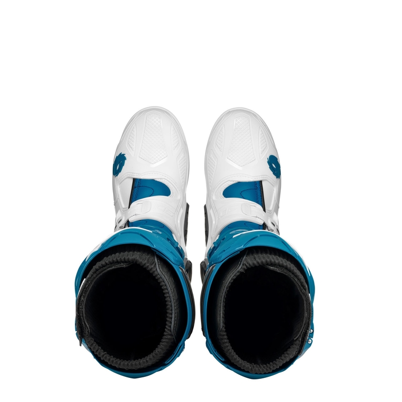 Buty motocyklowe SIDI CROSSFIRE 3 SRS biało-niebieskie