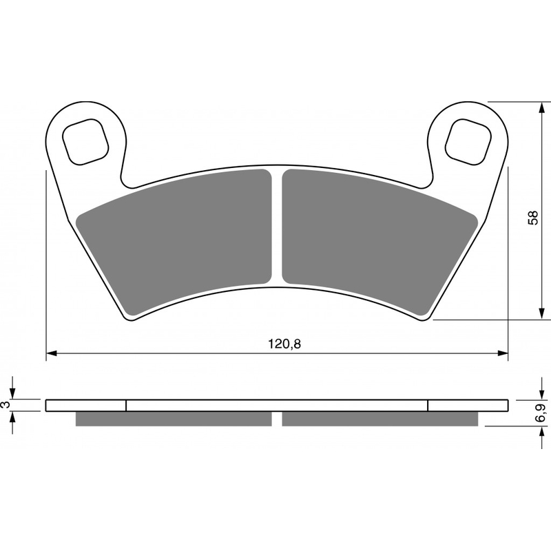 Brake pads GOLDFREN AD