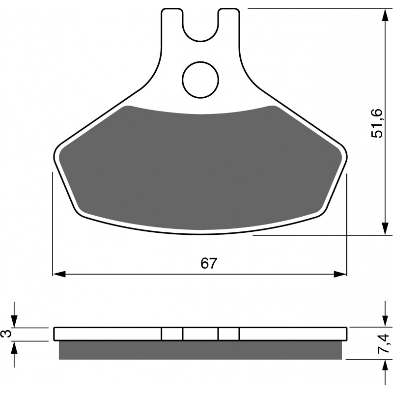 Brake pads GOLDFREN AD