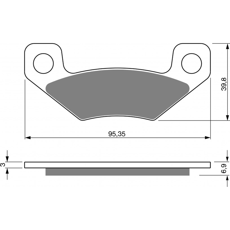 Brake pads GOLDFREN AD  STREET