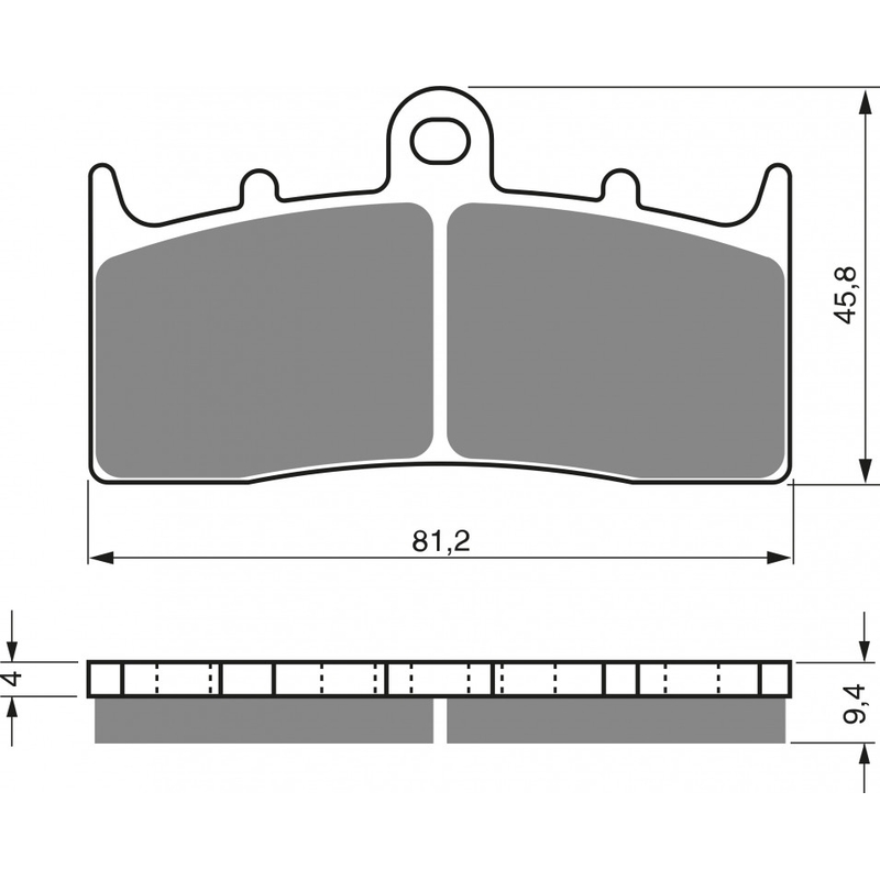 Brake pads GOLDFREN S3