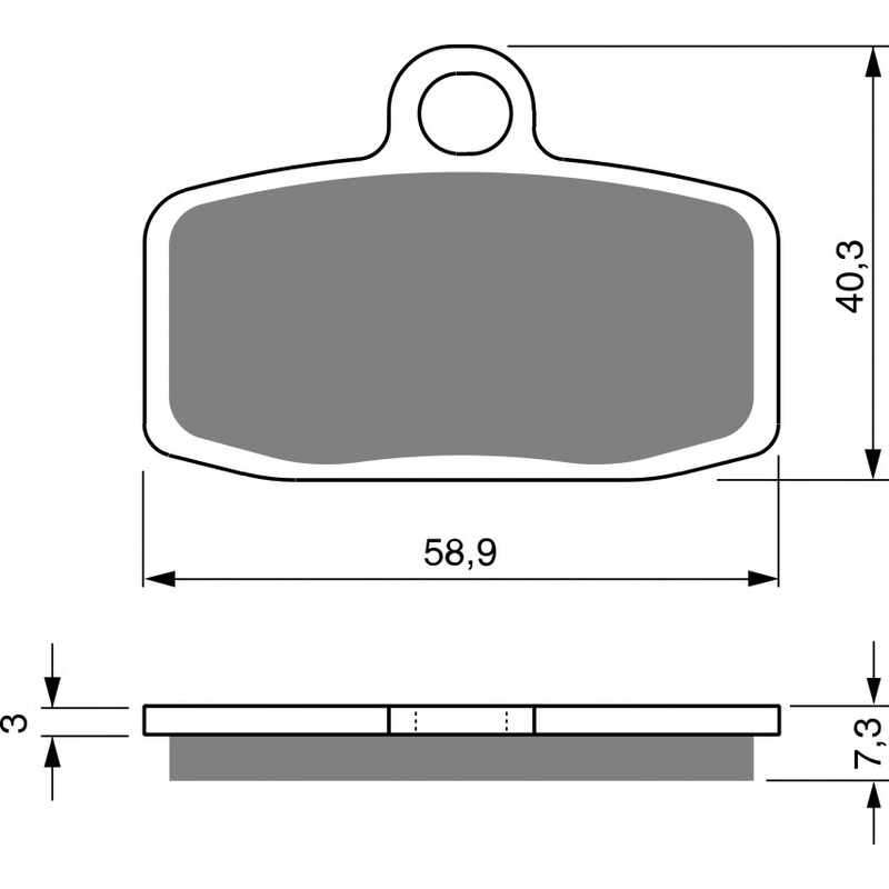 Brake pads GOLDFREN S33 OFF-ROAD FRONT