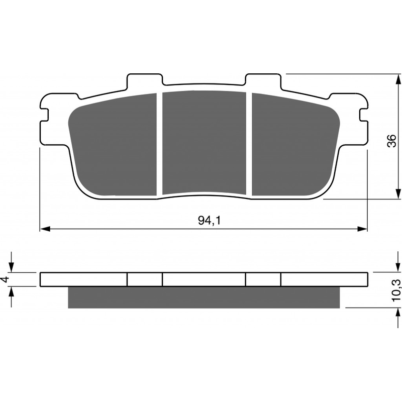 Brake pads GOLDFREN K5