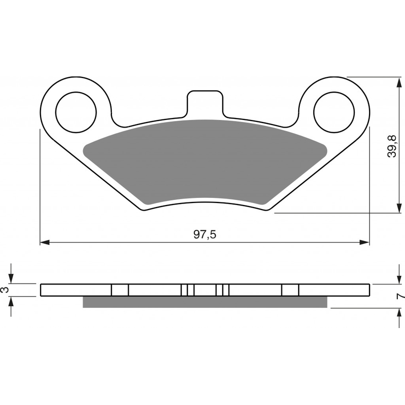 Brake pads GOLDFREN AD  OFF-ROAD FRONT