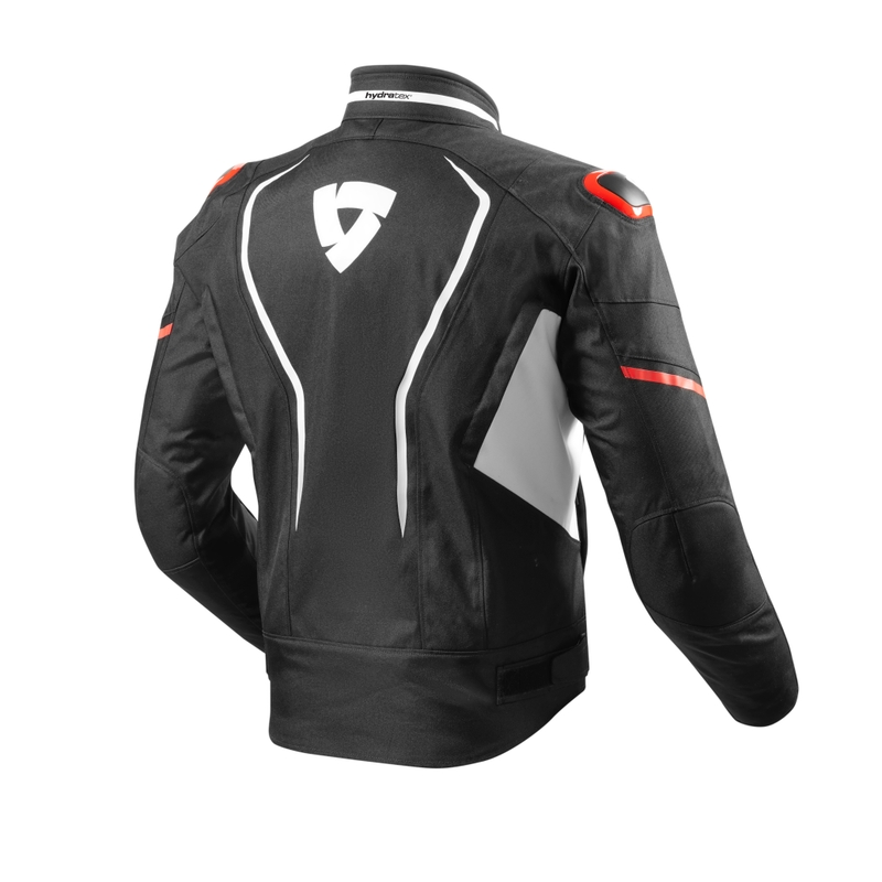 Kurtka motocyklowa Revit Vertex H2O czarno-czerwona wyprzedaż