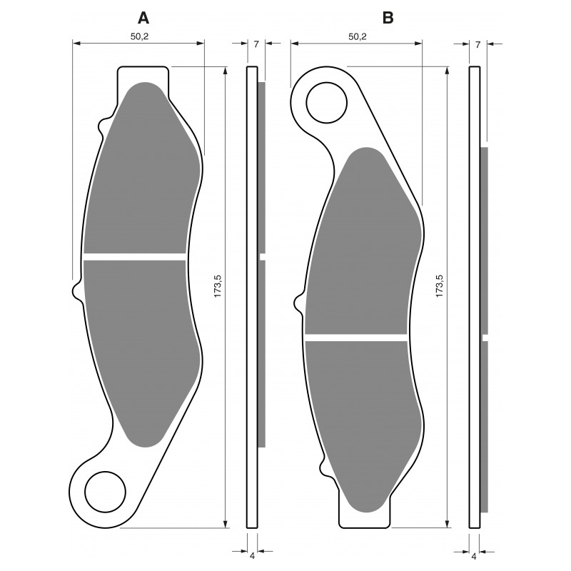 Brake pads GOLDFREN S3