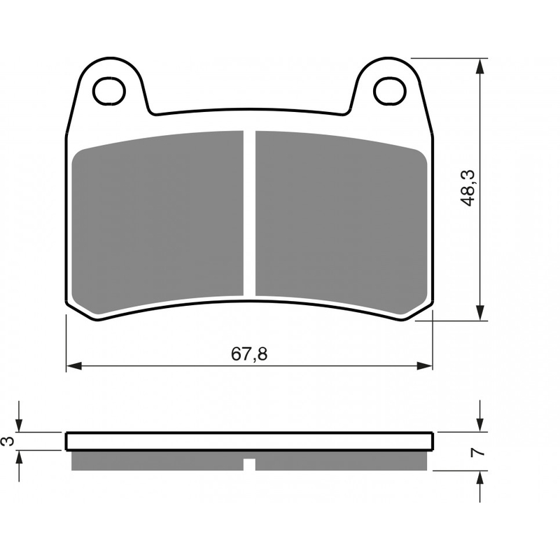 Brake pads GOLDFREN AD  STREET