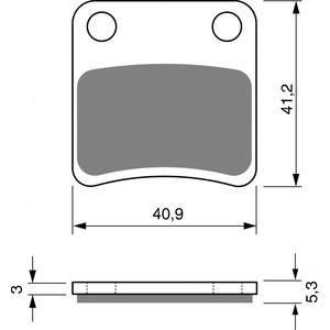 Brake pads GOLDFREN 303 K5