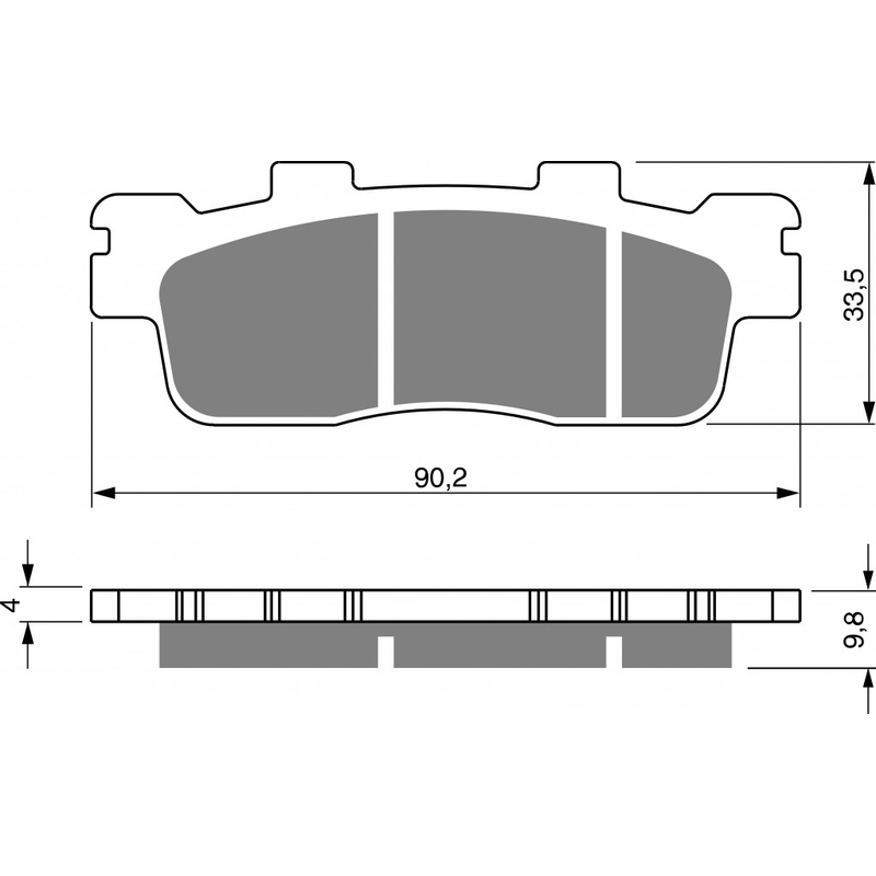 Brake pads GOLDFREN AD  STREET