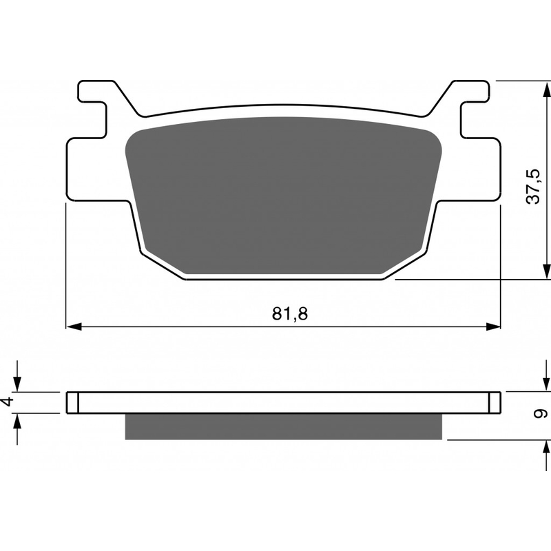 Brake pads GOLDFREN S3