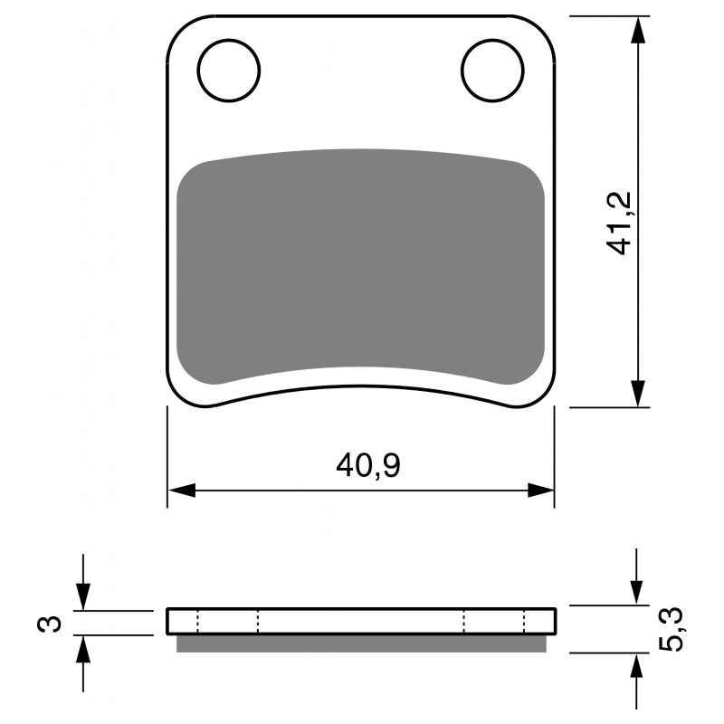 Brake pads GOLDFREN S3