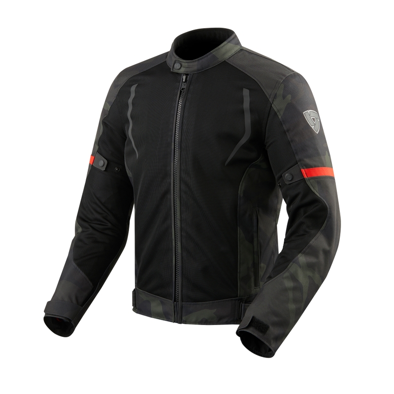Kurtka motocyklowa Revit Torque czarno-zielona camuflage wyprzedaż