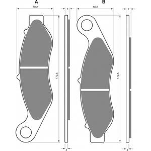 Brake pads GOLDFREN 352 AD
