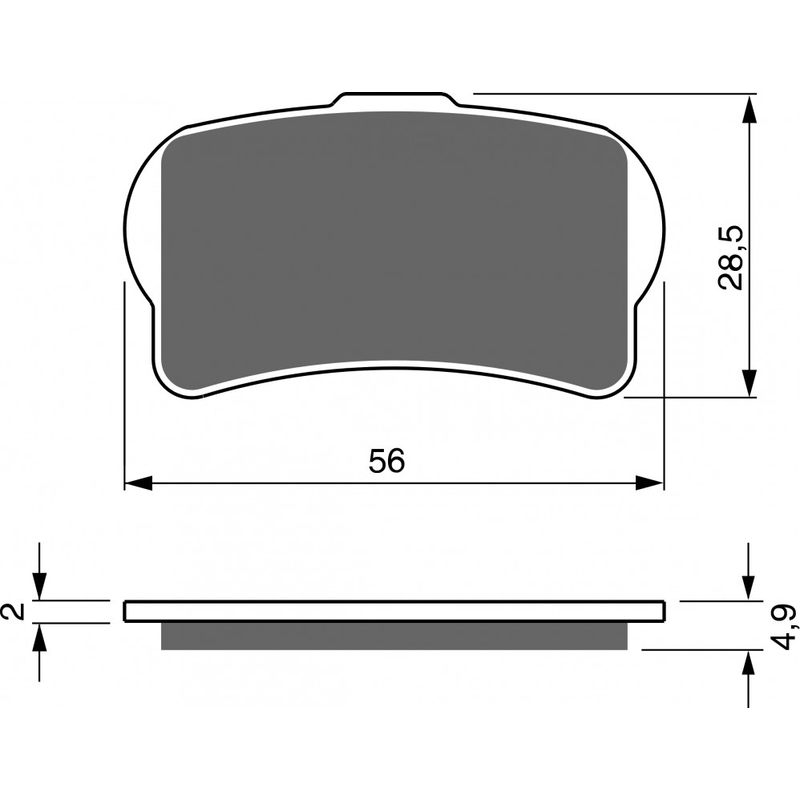 Brake pads GOLDFREN AD  OFF-ROAD FRONT